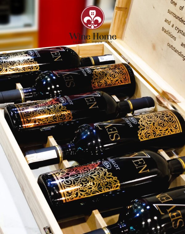 rượu vang ý seven7 merlot
