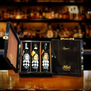 Hộp quà rượu vang 3 chai rượu vang Ý thương hiệu Tinazzi