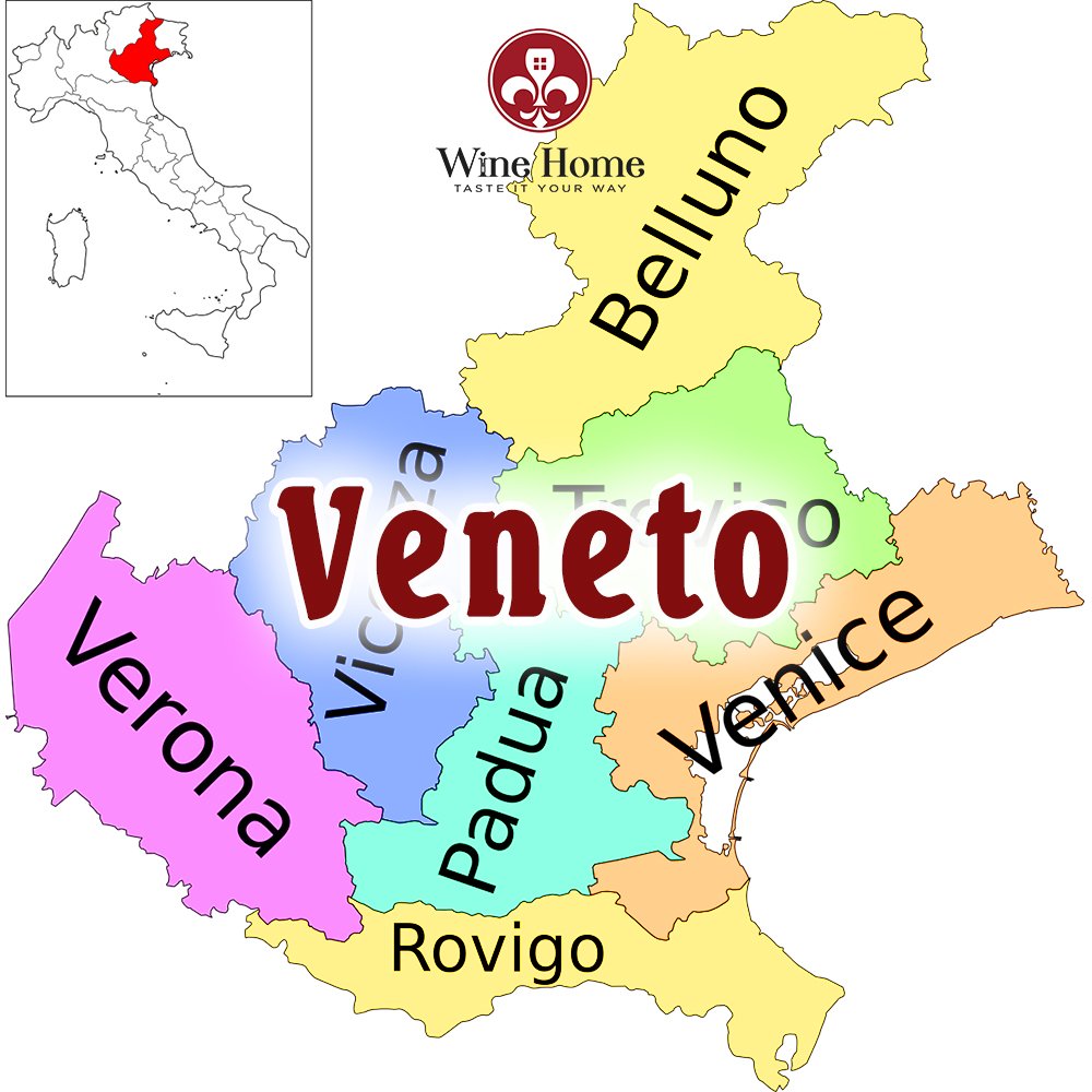Vùng làm vang Veneto - Lịch sử hình thành và phát triển | Rượu Vang Nhập Khẩu Cao Cấp vùng làm vang veneto