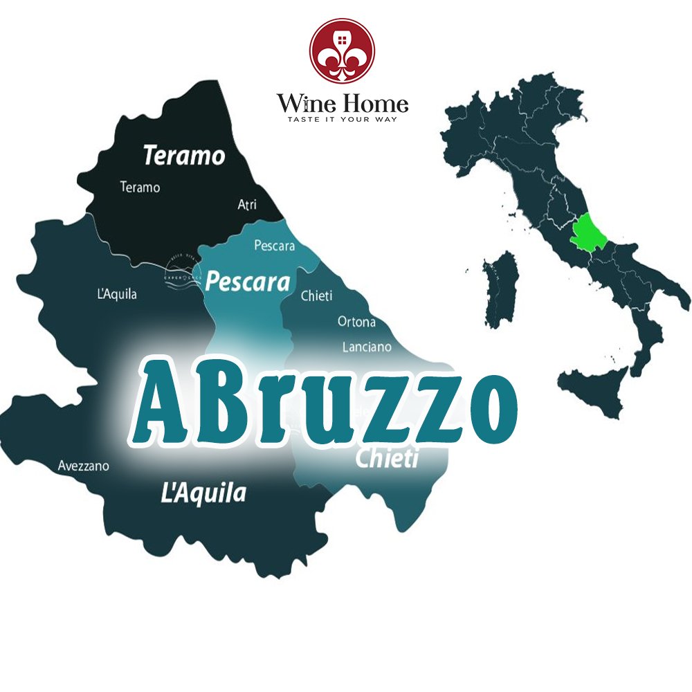 Vùng làm vang Abruzzo - Vùng làm vang lớn nhất trung Ý | Rượu Vang Nhập Khẩu Cao Cấp vùng làm vang abruzzo