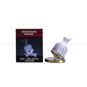 decanter xoay mạ vàng
