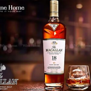 Macallan 18 Sherry Oak Cask – Tượng Đài Whisky Đậm Vị Gỗ Sồi & Sherry Ngọt Dịu | Rượu Vang Nhập Khẩu Cao Cấp Rượu Whisky : Macallan 18 Sherry Oak Cask