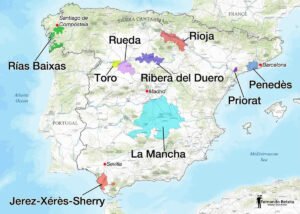 khám phá rượu vang tây ban nha