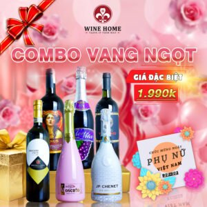 rượu vang ngọt chào mừng ngày phụ nữ việt nam