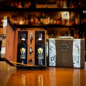 Hộp quà rượu vang 2 chai rượu vang Ý Victory Primitivo Salento