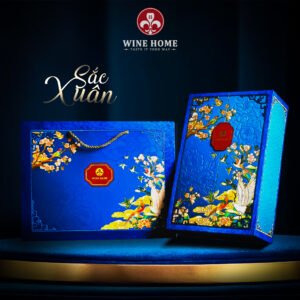 Hộp quà tết cao cấp Sắc Xuân 08 | Rượu Vang Nhập Khẩu Cao Cấp Hộp quà tết cao cấp Sắc Xuân