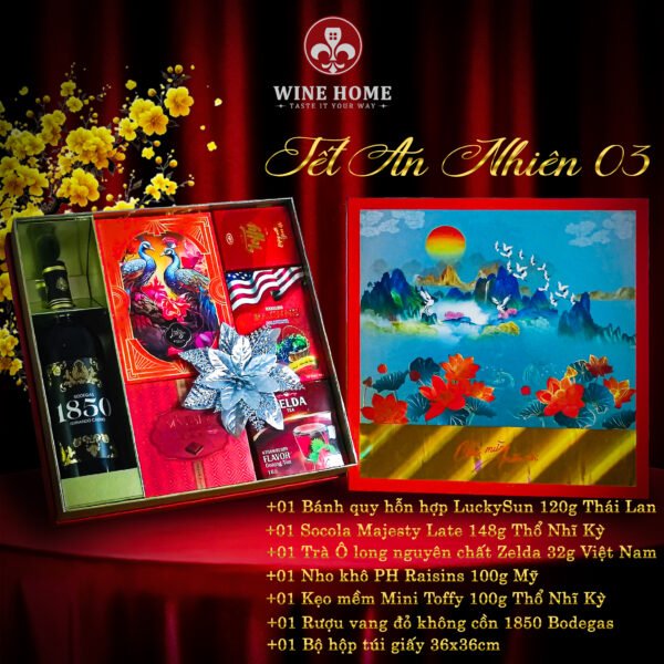 Hộp quà tết cao cấp 2025 Tết An Nhiên