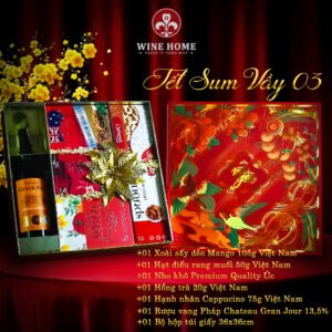 Hộp quà tết cao cấp 2025 Tết Sum Vầy
