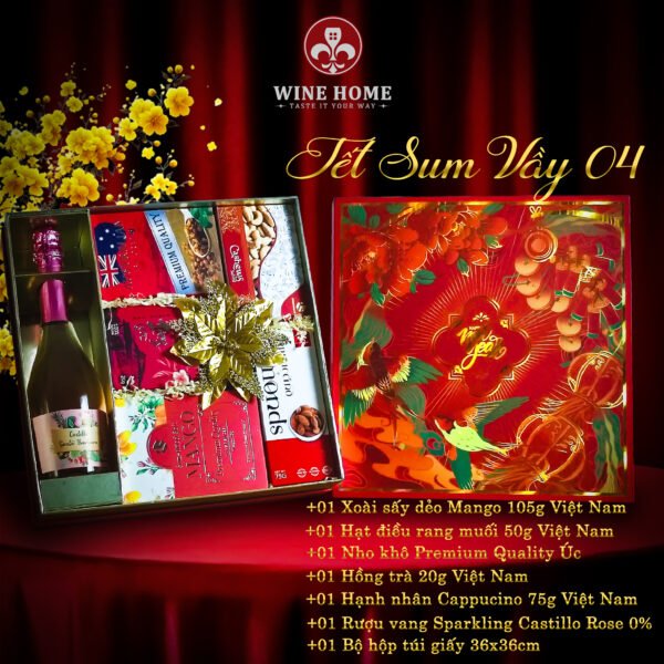 Hộp quà tết cao cấp 2025 Tết Sum Vầy