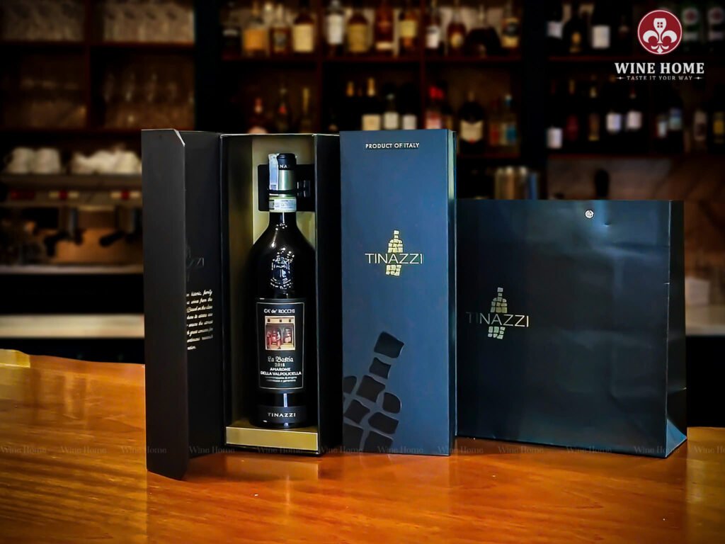 Hộp quà rượu vang 1 chai rượu vang Ý La Bastia Amarone Hộp quà rượu vang 1 chai rượu vang Ý La Bastia Amarone