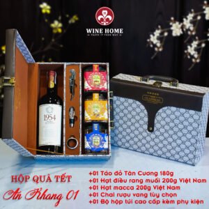 Hộp quà rượu hạt Tết An Khang 01