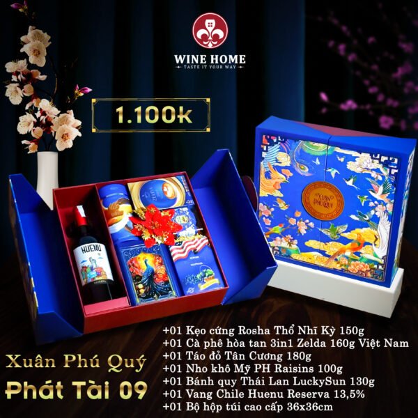 Hộp quà tết cao cấp 2025 Xuân Phú Quý Phát Tài 09
