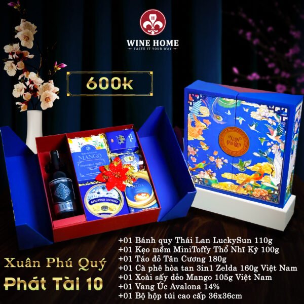 Hộp quà tết cao cấp 2025 Xuân Phú Quý Phát Tài 10