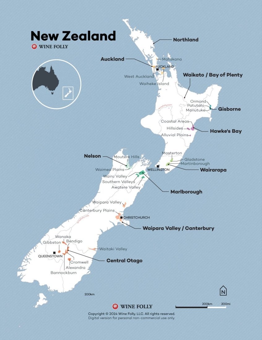 rượu vang new zealand