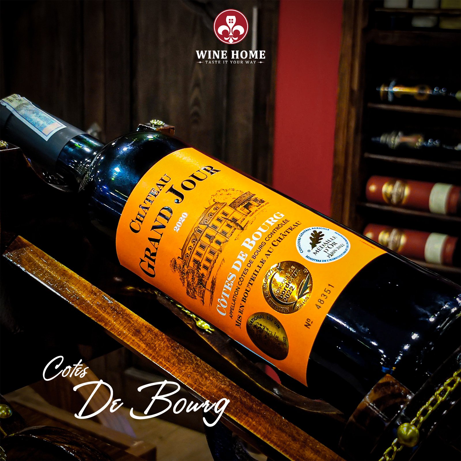 Rượu Vang Pháp Chateau Gran Jour Cotes de Bourg Rượu Vang Pháp Chateau Gran Jour Cotes de Bourg