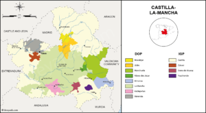Vùng rượu vang Castilla La Mancha