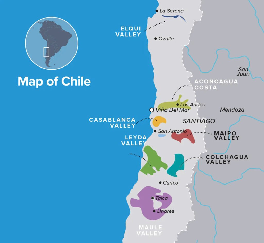 Vùng Rượu Vang Casablanca Valley – Viên Ngọc Quý Giữa Lòng Chile | Rượu Vang Nhập Khẩu Cao Cấp Casablanca Valley