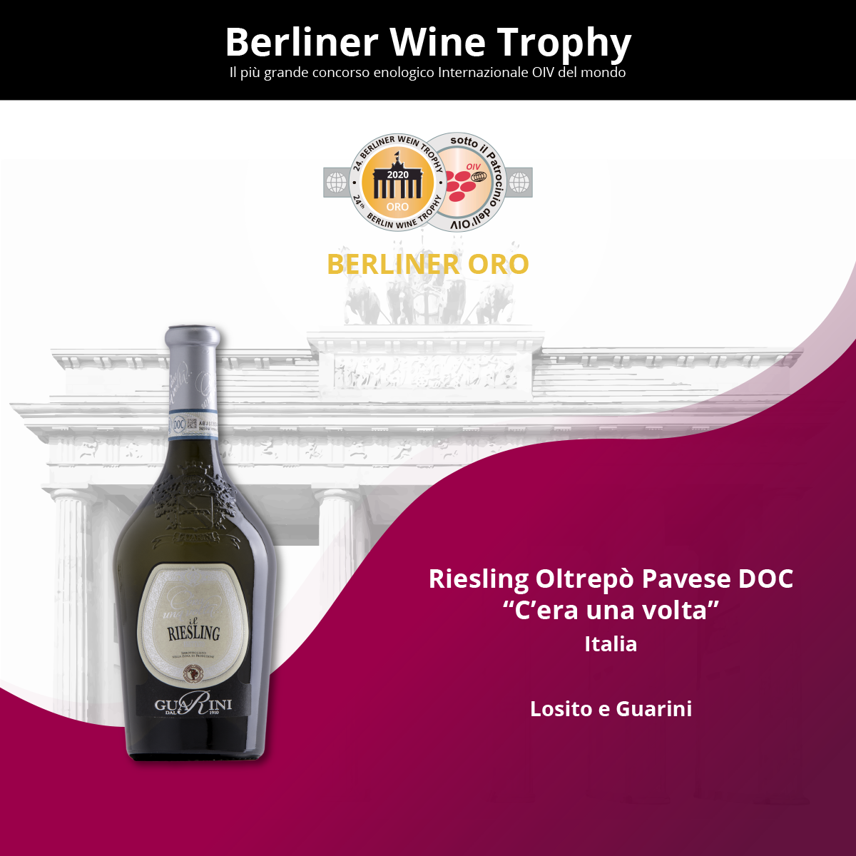 Rượu vang trắng Guarini Riesling – Tinh hoa vang trắng Ý thanh lịch và tinh tế | Rượu Vang Nhập Khẩu Cao Cấp Rượu vang trắng Guarini Riesling