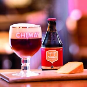 Bia Chimay Đỏ 7% - Dòng Bia Bỉ Trappist Dubbel Cao Cấp 330ml Chính Hãng | Rượu Vang Nhập Khẩu Cao Cấp Bia Chimay Đỏ