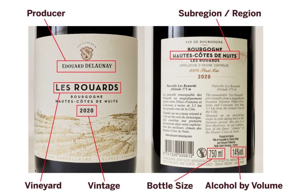 Giải Mã Nhãn Chai Rượu Vang – Đọc Là Hiểu, Mua Là Chuẩn | Rượu Vang Nhập Khẩu Cao Cấp Giải Mã Nhãn Chai Rượu Vang