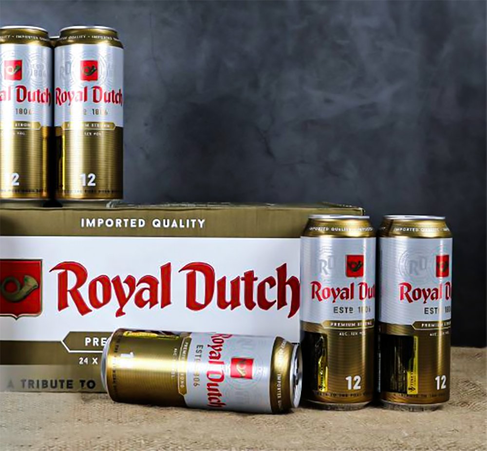 Bia Royal Dutch Premium Strong 12% – Lon 500ml nhập khẩu Hà Lan | Rượu Vang Nhập Khẩu Cao Cấp Bia Royal Dutch Premium Strong 12%