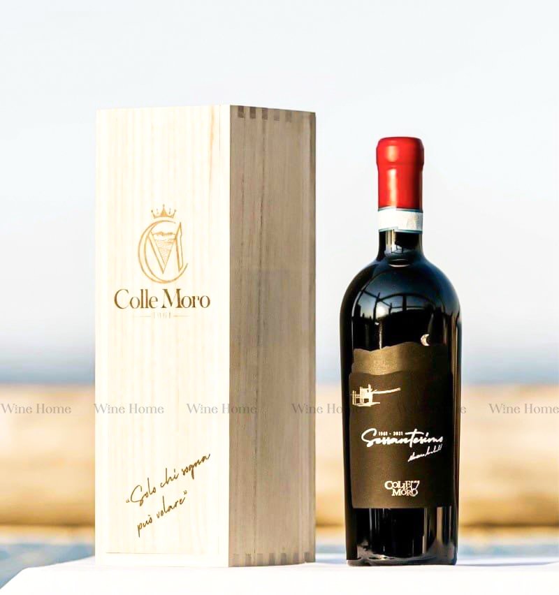 Rượu vang Ý Sessantesimo Montepulciano – Vang đỏ Ý cổ điển từ Colle Moro | Rượu Vang Nhập Khẩu Cao Cấp Rượu vang Ý Sessantesimo Montepulciano