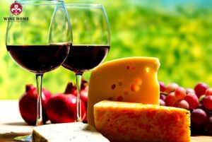 Vang đỏ và phô mai