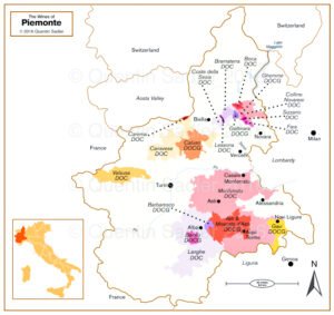 Vùng rượu vang Piedmont