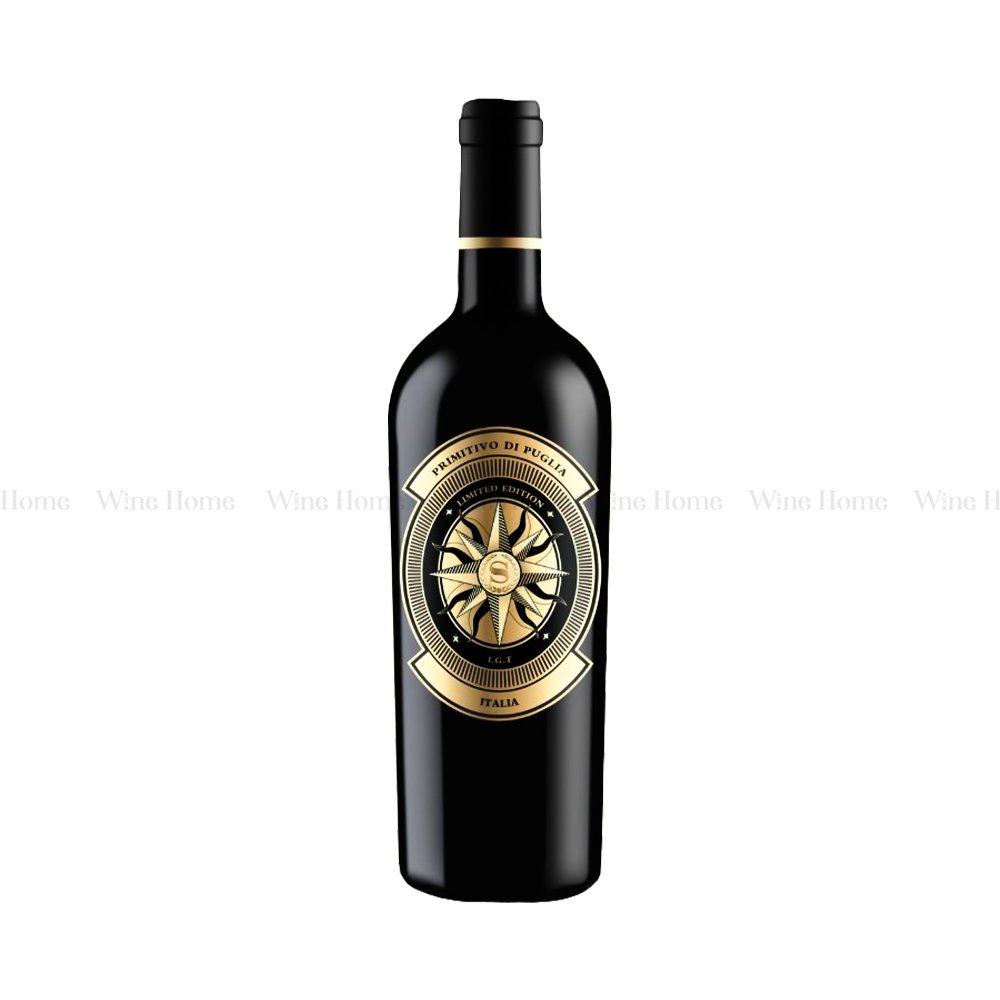 Rượu Vang Ý Sun Primitivo di Puglia 17% – Bùng Nổ Hương Vị Từ Miền Nhiệt Đới Nước Ý | Rượu Vang Nhập Khẩu Cao Cấp Rượu Vang Ý Sun Primitivo di Puglia 17%