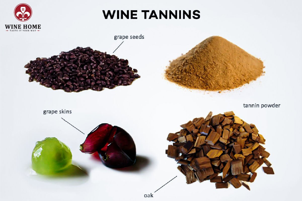 Tannin trong vang đỏ là gì? Ảnh hưởng thế nào đến hương vị và sức khỏe | Rượu Vang Nhập Khẩu Cao Cấp Tannin trong vang đỏ là gì?
