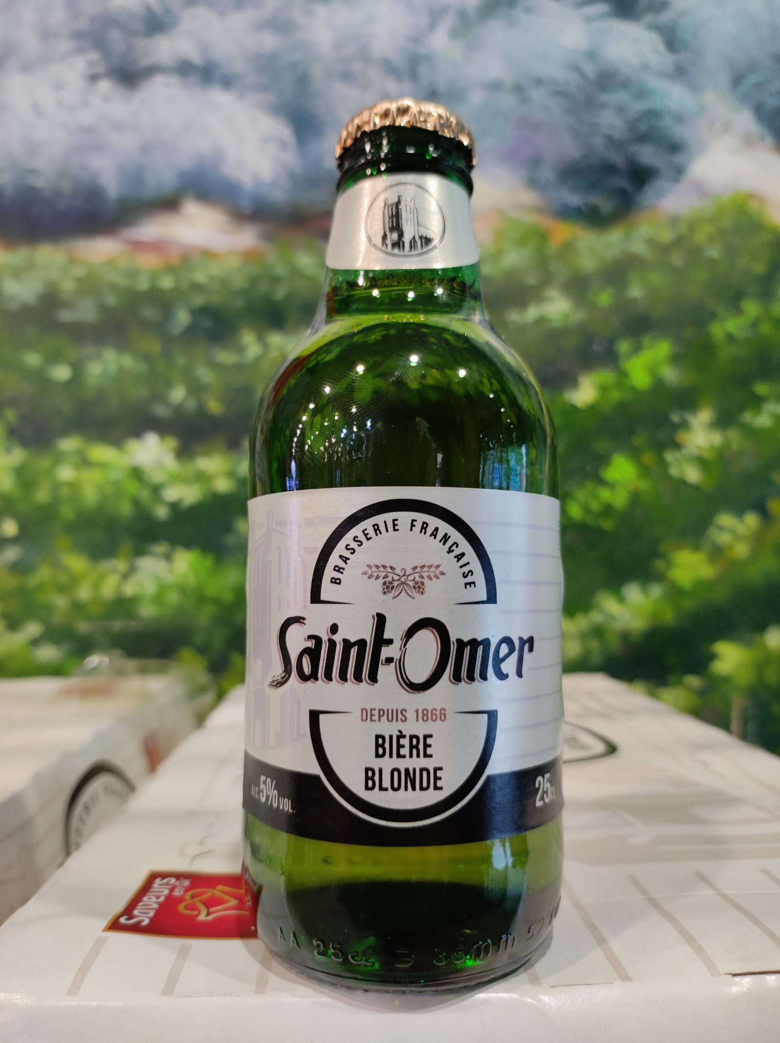 Bia Saint Omer 250ml Nhập Khẩu Pháp | Hương Vị Mạch Nha Thanh Mát | Rượu Vang Nhập Khẩu Cao Cấp Bia Saint Omer 250ml