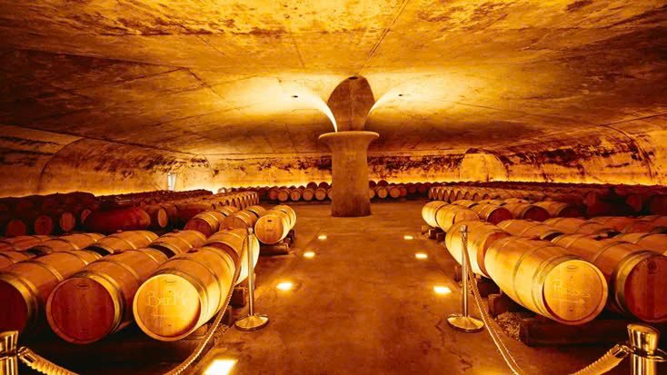 Hầm rượu Chateau Guillemin La Gaffeliere