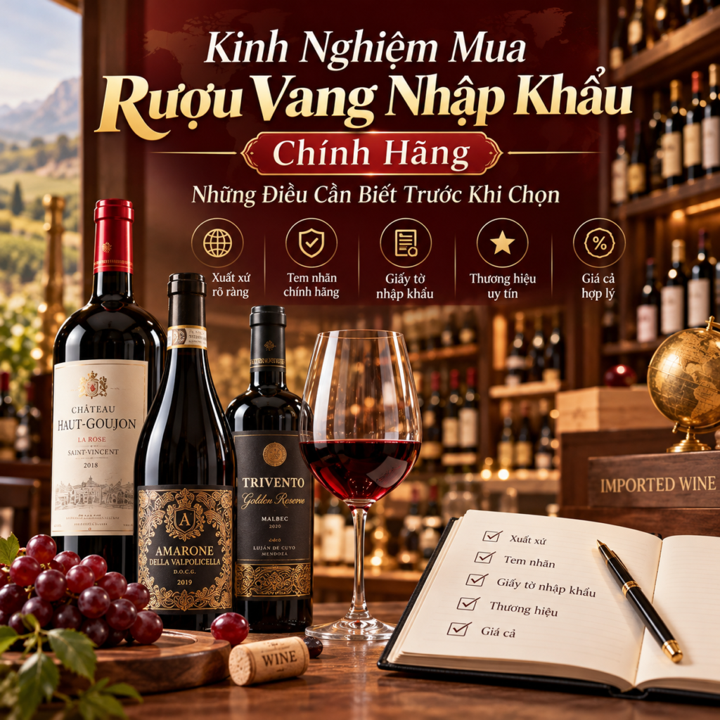 Kinh Nghiệm Mua Rượu Vang Nhập Khẩu Chính Hãng – Những Điều Cần Biết Trước Khi Chọn | Rượu Vang Nhập Khẩu Cao Cấp Kinh Nghiệm Mua Rượu Vang Nhập Khẩu Chính Hãng – Những Điều Cần Biết Trước Khi Chọn