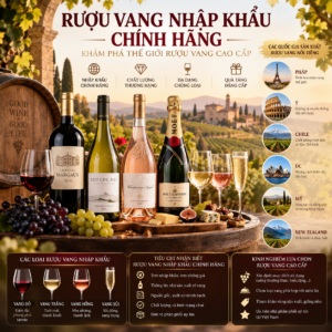 Rượu Vang Nhập Khẩu Chính Hãng – Khám Phá Thế Giới Vang Cao Cấp