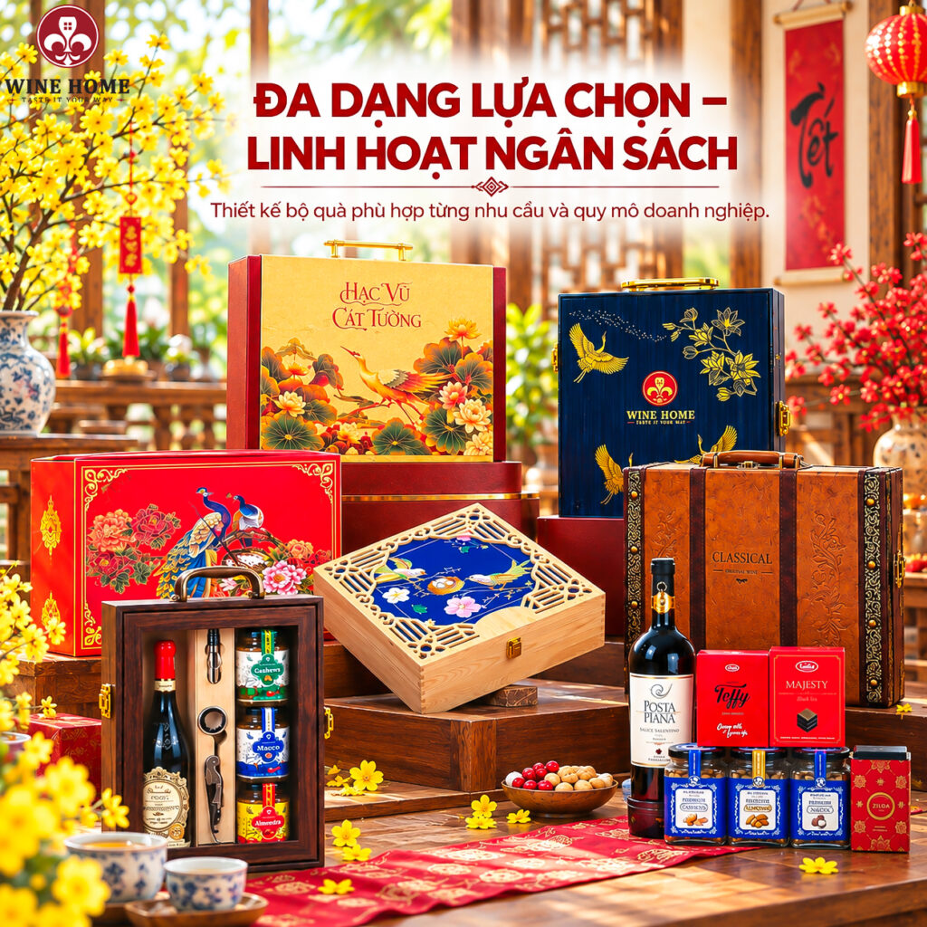 Quà Tặng Doanh Nghiệp Cao Cấp – Giải Pháp Tri Ân Chuyên Nghiệp | Rượu Vang Nhập Khẩu Cao Cấp Quà tặng doanh nghiệp cao cấp - Đa dạng lựa chọn - Linh hoạt ngân sách